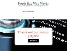 Tablet Screenshot of northbaywebworks.com
